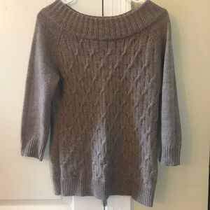 NY & Company Taupe sweater.
